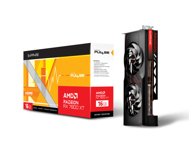 Sapphire Pulse Radeon RX 7800 XT GAMING 16GB - Carte graphique