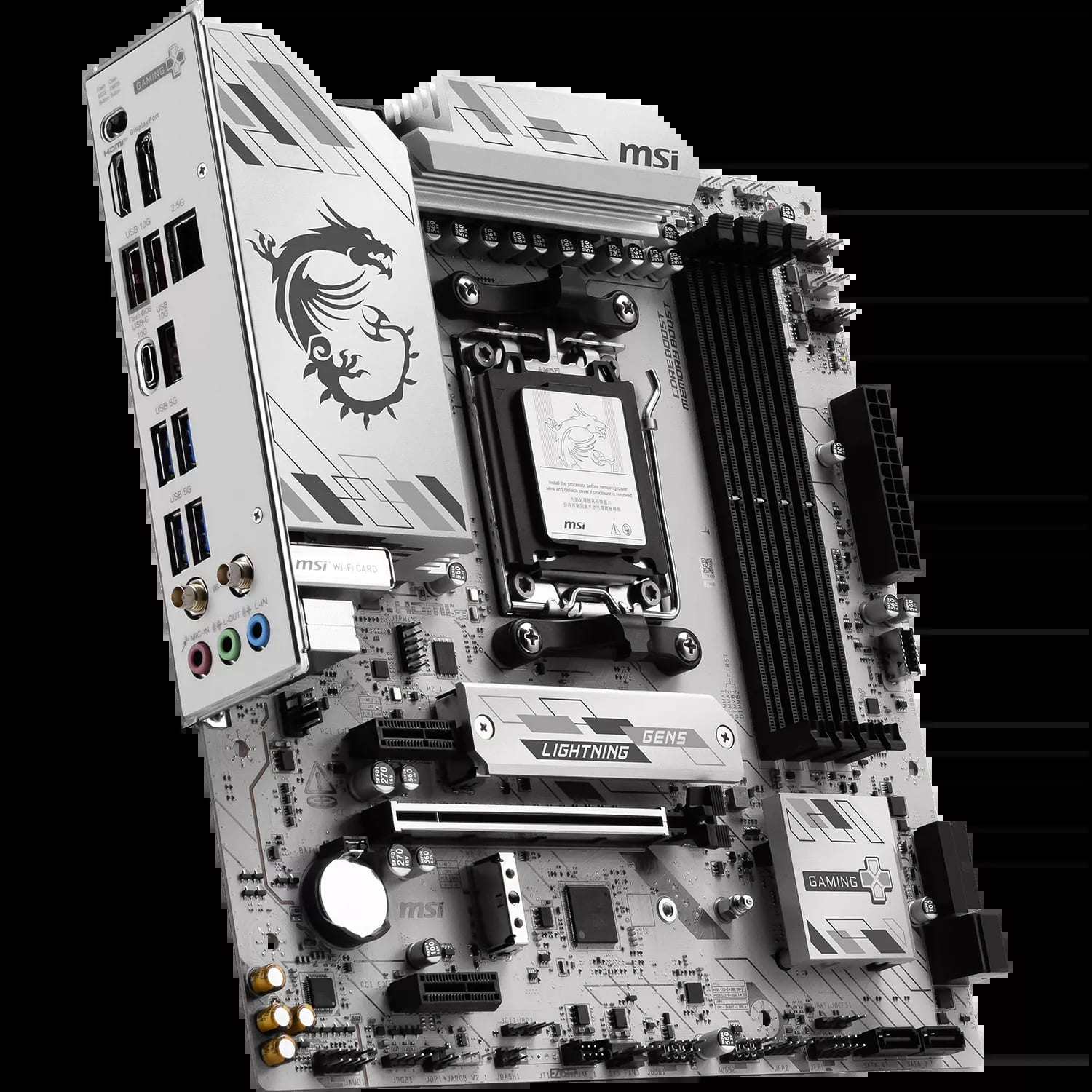 MSI B850M GAMING PLUS WIFI6E Micro-ATX  - Carte mère MSI - 3