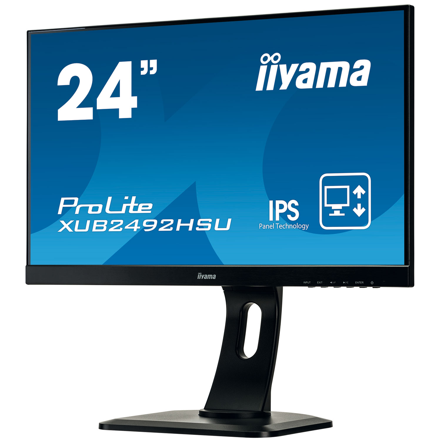 Iiyama 24 pouces  XUB2492HSU-B1-- - Ecran PC Iiyama - grosbill.com - 3