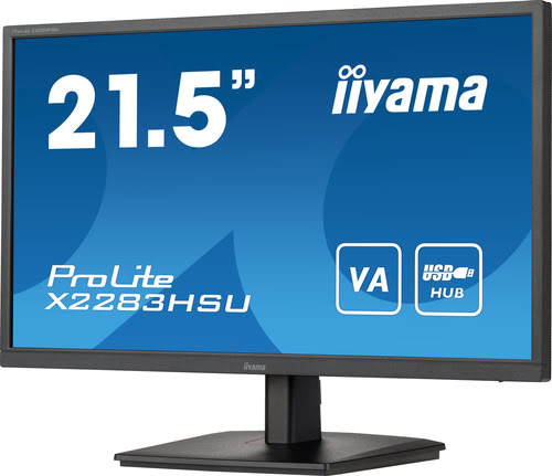 Iiyama 22"  X2283HSU-B1 - Ecran PC Iiyama - grosbill.com - 1