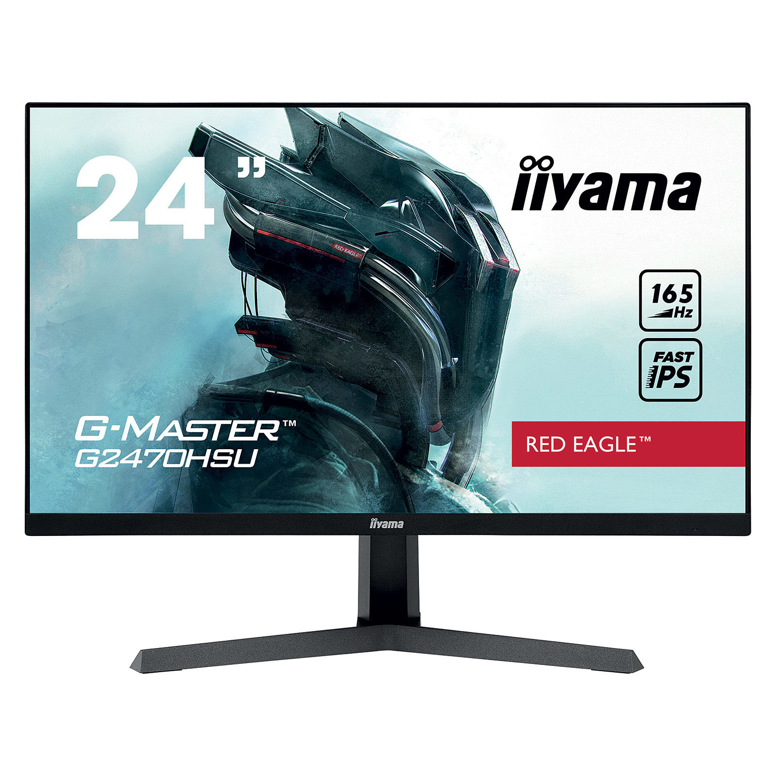 Iiyama 24 pouces  G2470HSU-B1-TBE - Ecran PC Iiyama - grosbill.com - 0