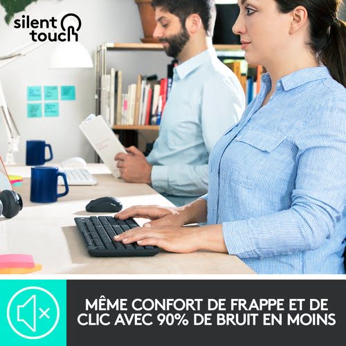 MK295 Silent Wireless Combo Graphite - Achat / Vente sur grosbill.com - 6