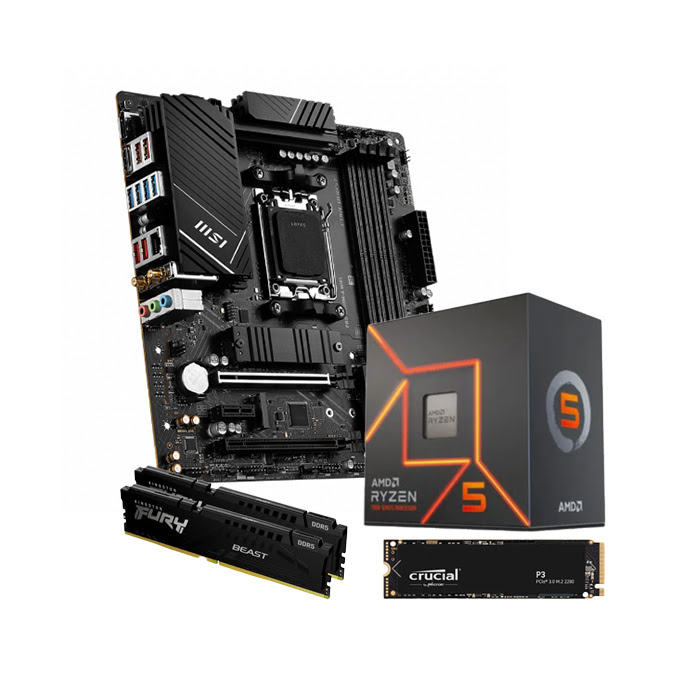 B650M-A WIFI + R5 7600 + Fury 2x8Go + P3 1To Gen3 - grosbill.com - 0