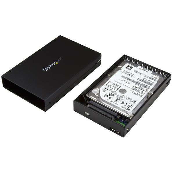 StarTech USB3.1 Type A et C pour DD 2.5" SATA 5 à 15mm - Boîtier externe - 2