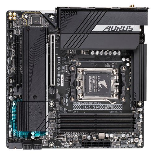Gigabyte B650M AORUS ELITE AX Micro-ATX  - Carte mère Gigabyte - 2