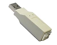 Adaptateur USB A Male - USB B Femelle  - Connectique PC - 0