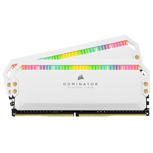 Corsair Dominator Platinum RGB, DDR4-3200, CL16 - 16 GB Dual-Kit, weiÃŸ - Achat / Vente sur grosbill.com - 1