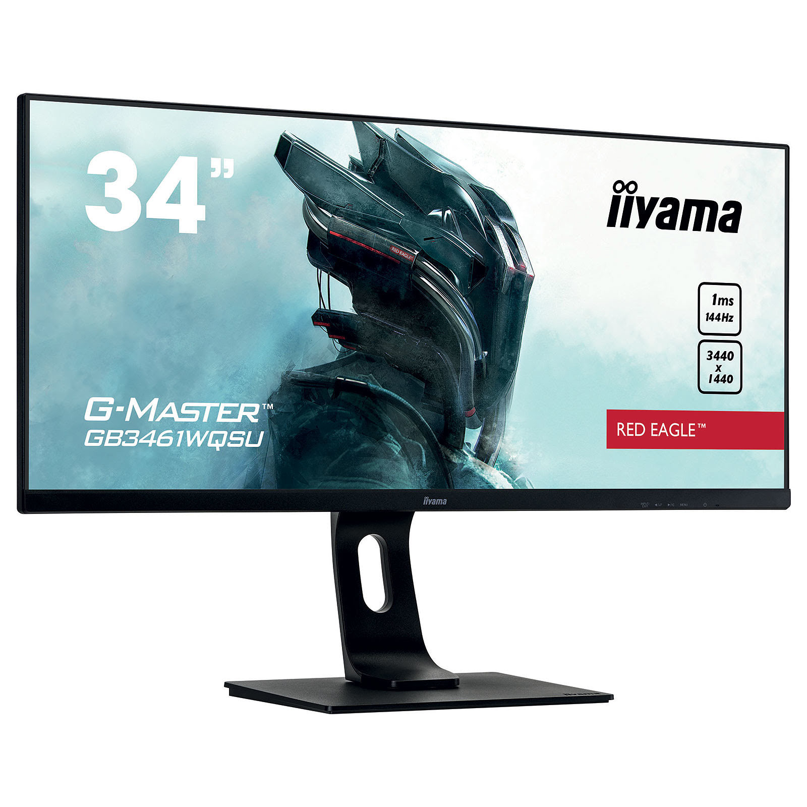 Iiyama 34"  GB3461WQSU-B1 - Ecran PC Iiyama - grosbill.com - 4