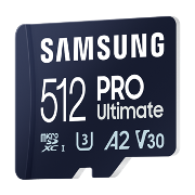 Samsung PRO Ultimate - Micro SD 512Go V30 - Carte mémoire Samsung - 1