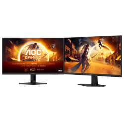 Ecran PC AOC 2 x 24G4XE - 24" FHD 180Hz IPS 1ms HDR Compatible G-SYNC Grosbill