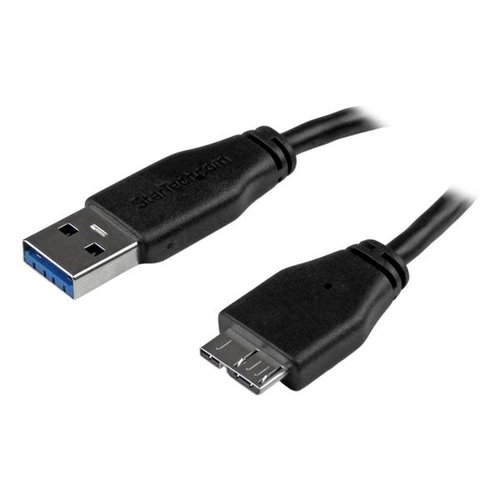 StarTech 1m 3ft Slim USB 3.0 Micro B Cable