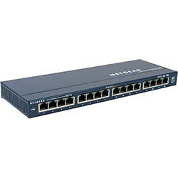 Netgear GS116 - 16 (ports)/10/100/1000/Sans POE/Empilable/Non manageable