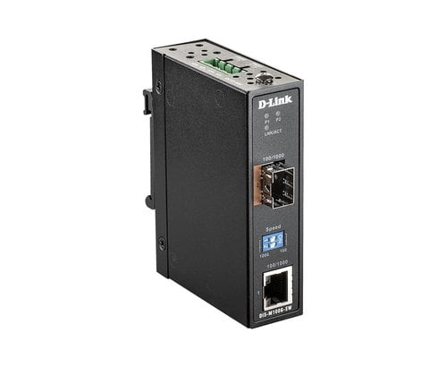 D Link DIS M100G Convertisseur de support 1GbE 1000Base T RJ 45 / SFP mini GBIC - vue 2