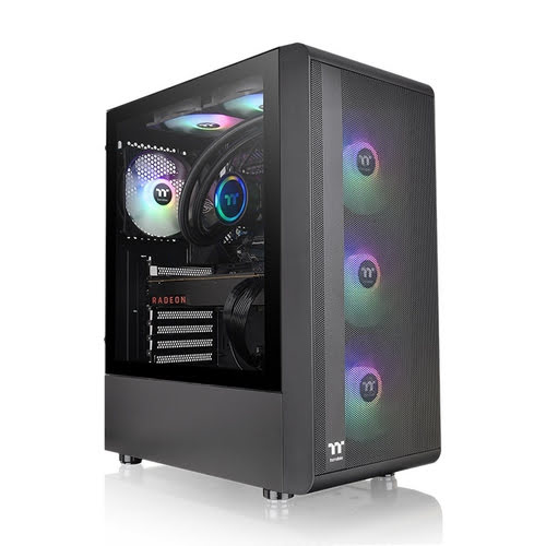 Grosbill Boîtier PC Thermaltake S200 TG ARGB Black - MT/Sans Alim/ATX