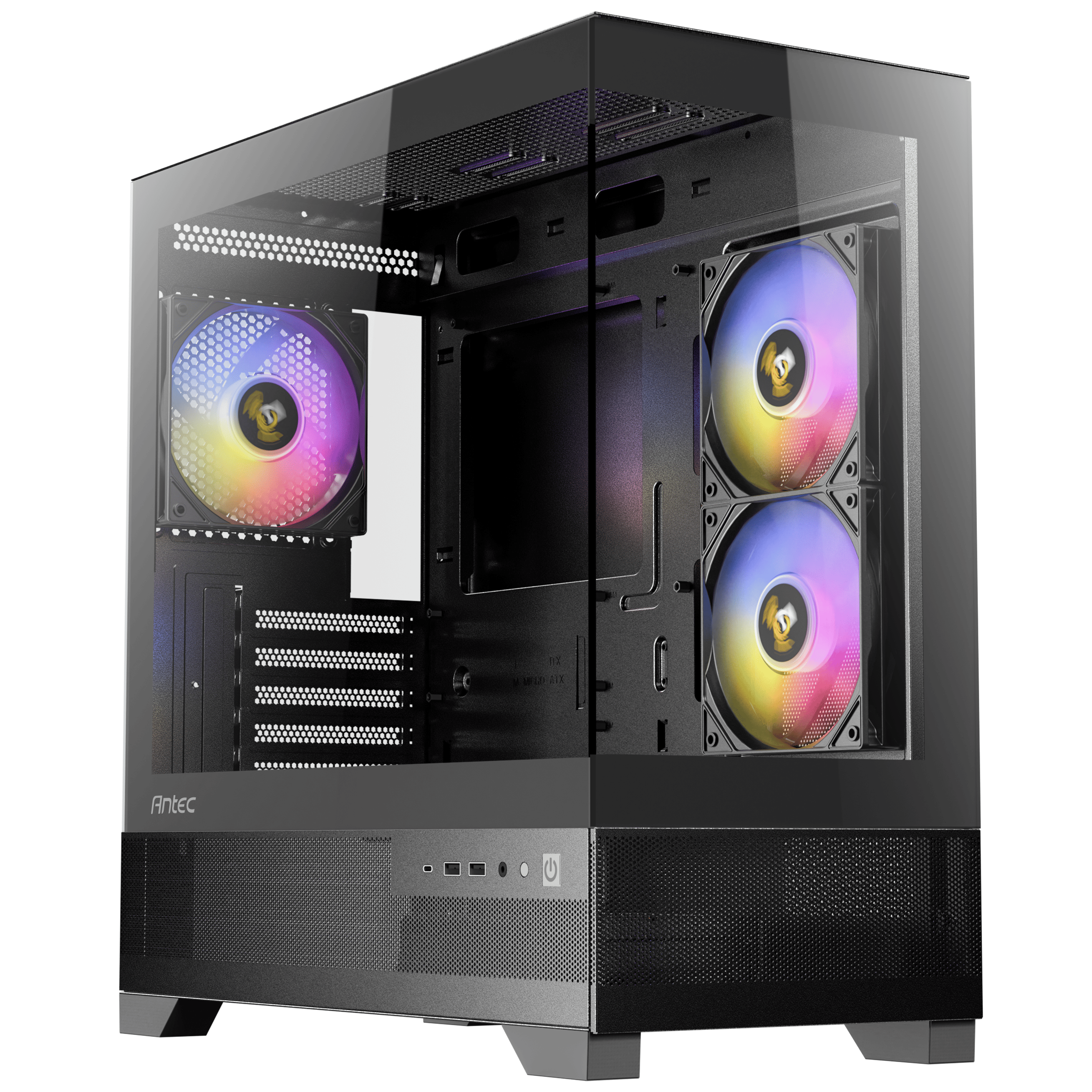 Boîtier PC Antec CX500M ARGB - mT/Sans Alim/Micro-ATX - Noir Grosbill