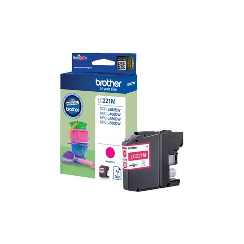 Brother - Magenta - LC221M - Achat / Vente Consommable imprimante sur grosbill.com - 0