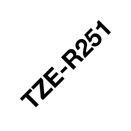 Tape/24mm black on white - Achat / Vente sur grosbill.com - 2