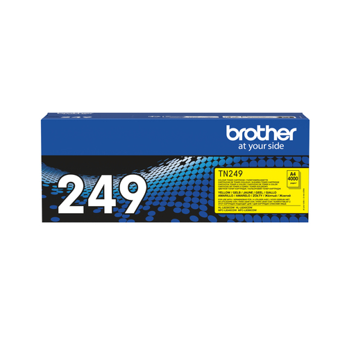 Toner Jaune 4000 pages pour imprimante Laser Brother - 0