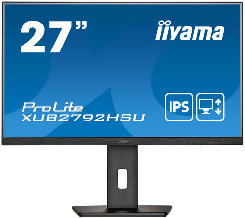 Grosbill Ecran PC Iiyama XUB2792HSU-B5 27" FHD/75Hz/4ms/IPS/HDMI/DP/VGA