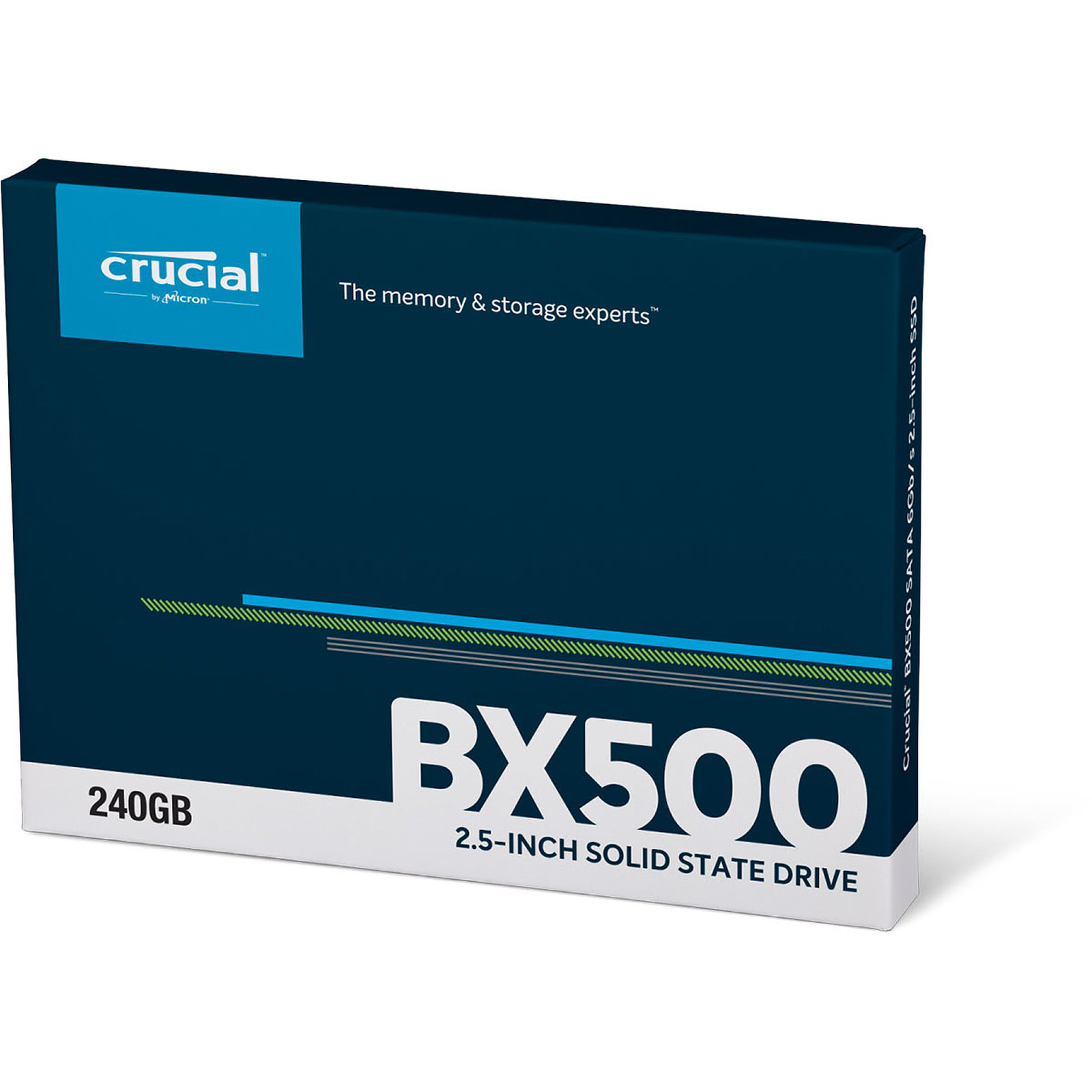 Crucial BX500  SATA III - Disque SSD Crucial - grosbill.com - 1
