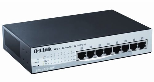 Switch D-Link 8 Ports 10/100Mbps POE - DES-1210-08P  - grosbill.com - 0