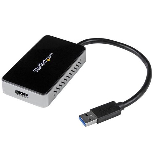 StarTech USB 3 to HDMI Adapter w/1-Port USB Hub