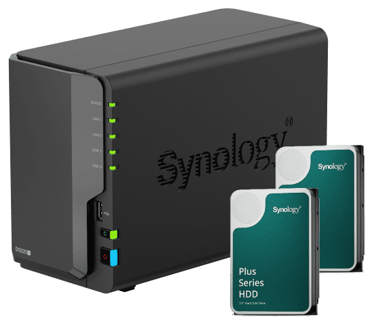 Synology DS225+ - 2 Baies avec 2 disques de 6To HAT3300-6T - Serveur NAS - 0