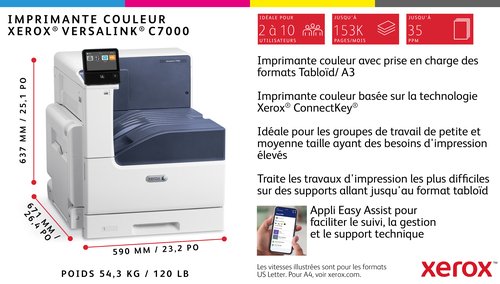 C7000 A3 35/35 PPM DPLX METERED - Achat / Vente sur grosbill.com - 25