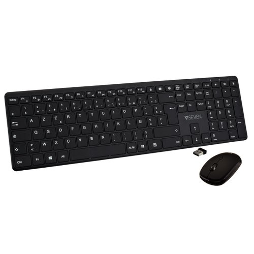 V7 Clavier et Souris Antimicrobien Lavable - Pack clavier souris