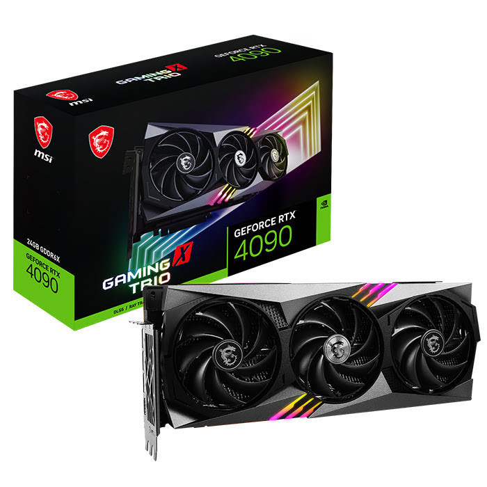 MSI GeForce RTX 4090 GAMING X TRIO 24G  - Carte graphique MSI - 0