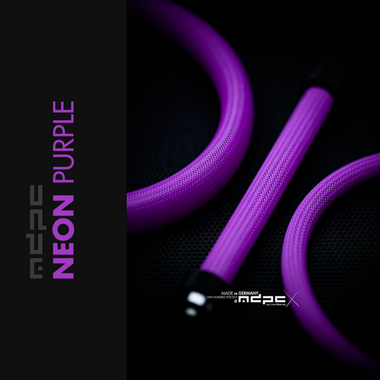 MDPC-X NEON-Purple Cable Sleeve BIG (SL-B-NP) - Achat / Vente Modding sur grosbill.com - 0