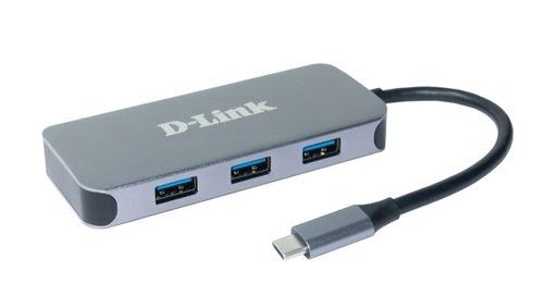 D-Link 6-in-1 USB-C Hub with HDMI/Gigabit