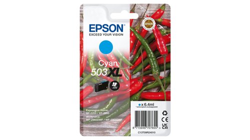Epson Ink/503XL Chillies 6.4ml CY - Achat / Vente Consommable imprimante sur grosbill.com - 0