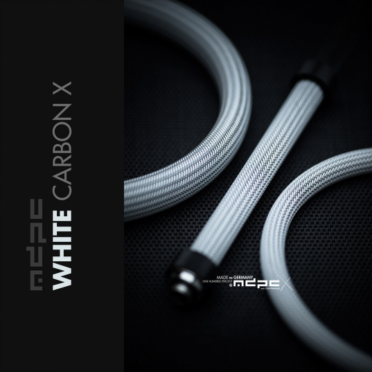 MDPC-X White-Carbon-X Cable Sleeve BIG (SL-B-XWPX) - Achat / Vente Modding sur grosbill.com - 0