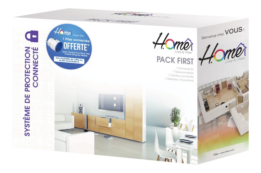 Heden H.ome Pack First Home Living Center +4 accessoires (DOMHPAK041 **) - Achat / Vente Objet connecté / Domotique sur grosbill.com - 0