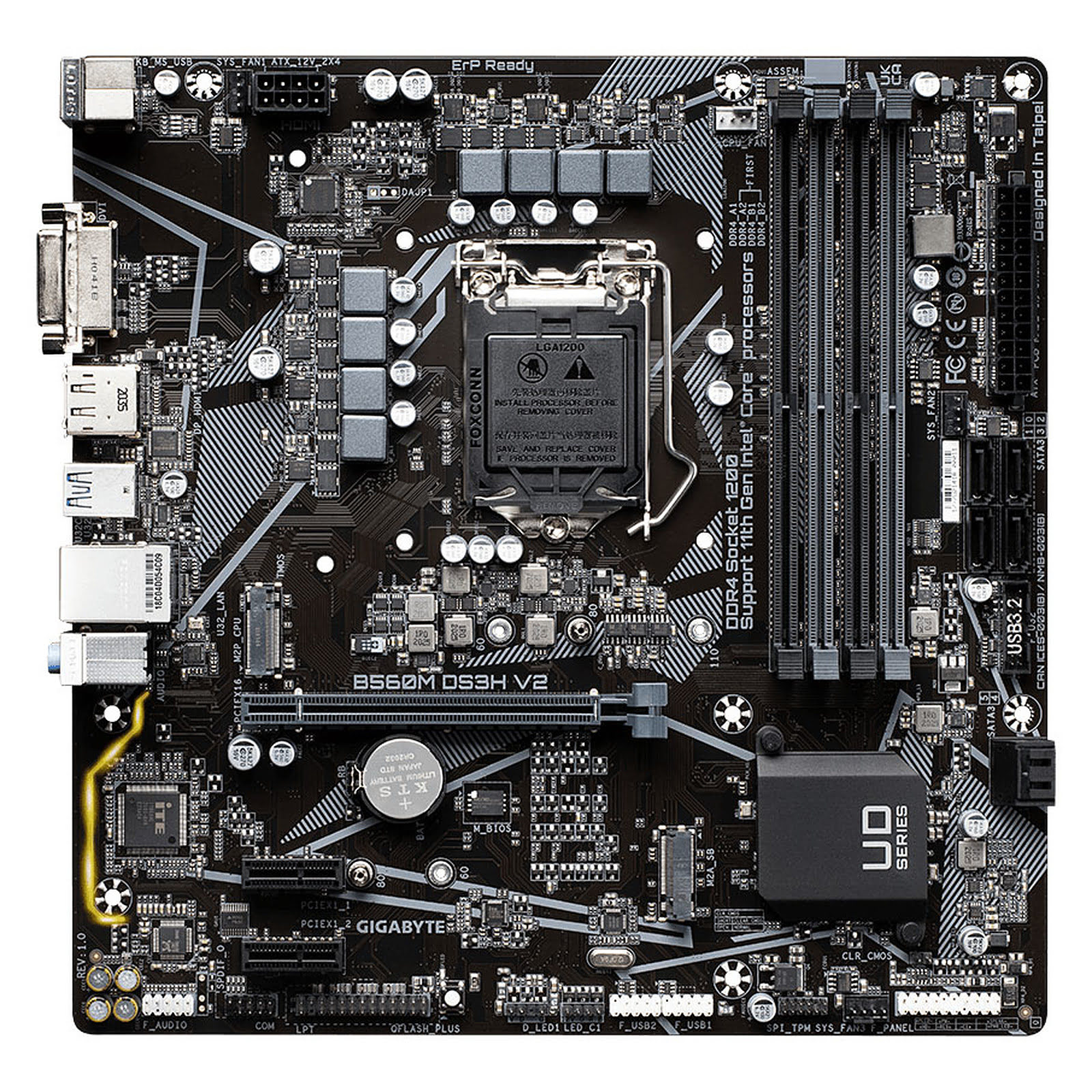 Gigabyte B560M DS3H V2 Micro-ATX  - Carte mère Gigabyte - 2