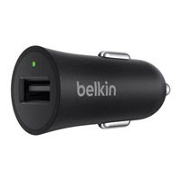 Belkin Chargeur allume-cigare USB + câble USB-C - Noir (F7U032bt04-BLK) - Achat / Vente Chargeur sur grosbill.com - 1