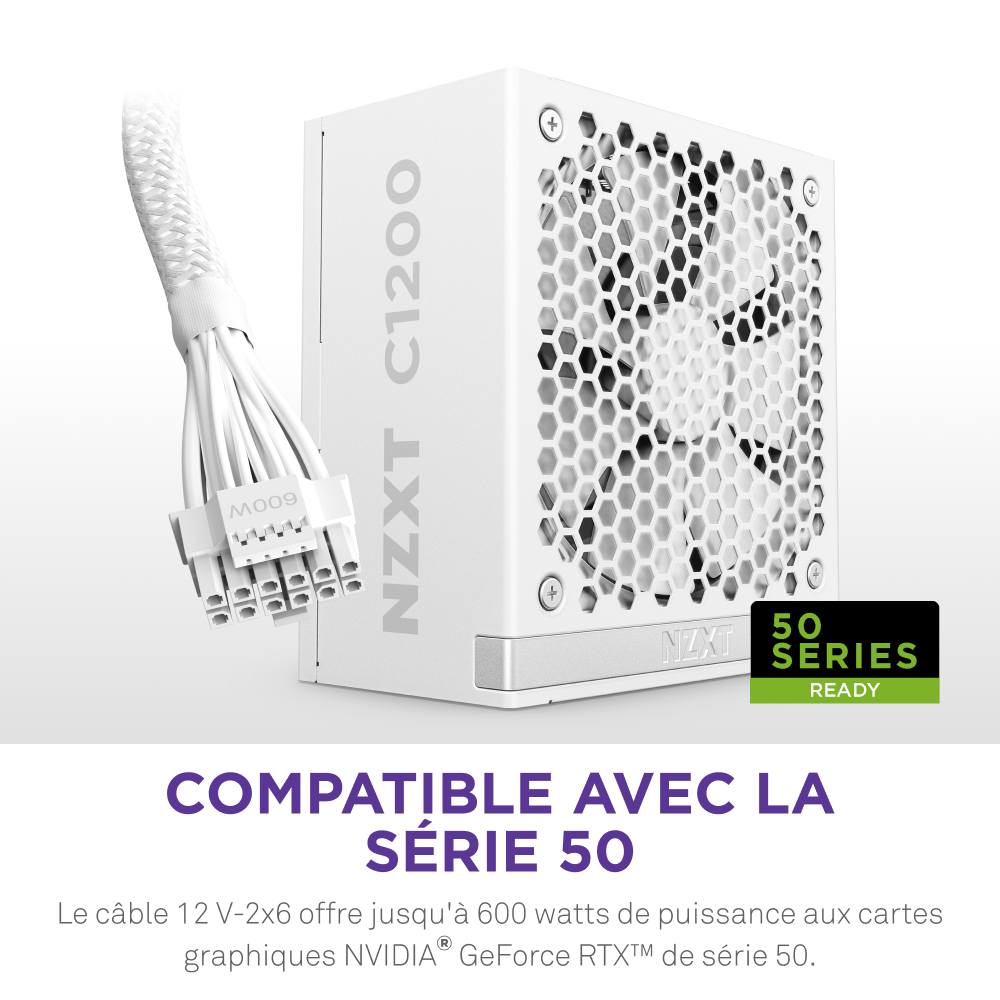 NZXT 80+ Gold (1200W) - Alimentation NZXT - grosbill.com - 9