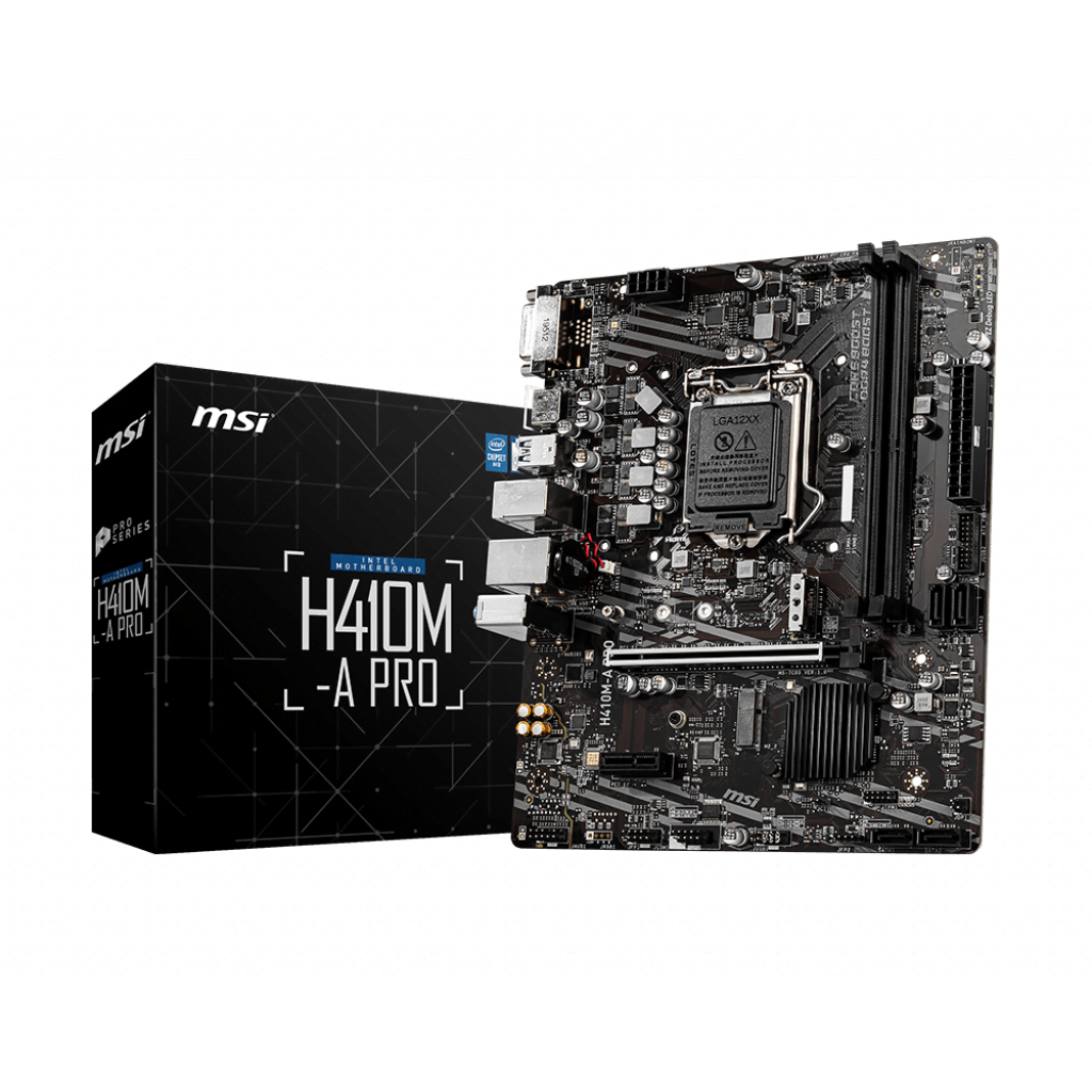 MSI H410M-A PRO Micro-ATX  - Carte mère MSI - grosbill.com - 0