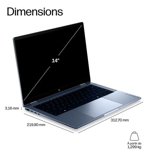 HP EBXFLG2I14AI X7 358H 14 - Achat / Vente sur grosbill.com - 4