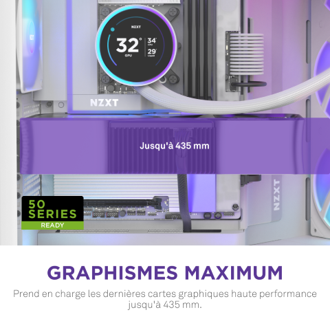 NZXT H9 Flow RGB+ Blanc Blanc - Boîtier PC NZXT - grosbill.com - 7