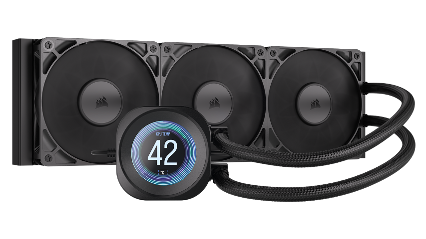 Corsair NAUTILUS 360 RS LCD - 360mm - Noir - Watercooling Corsair - 0