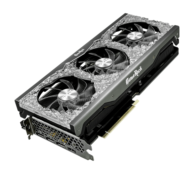 Palit RTX3080 GameRock 10G LHR  - Carte graphique Palit - 3