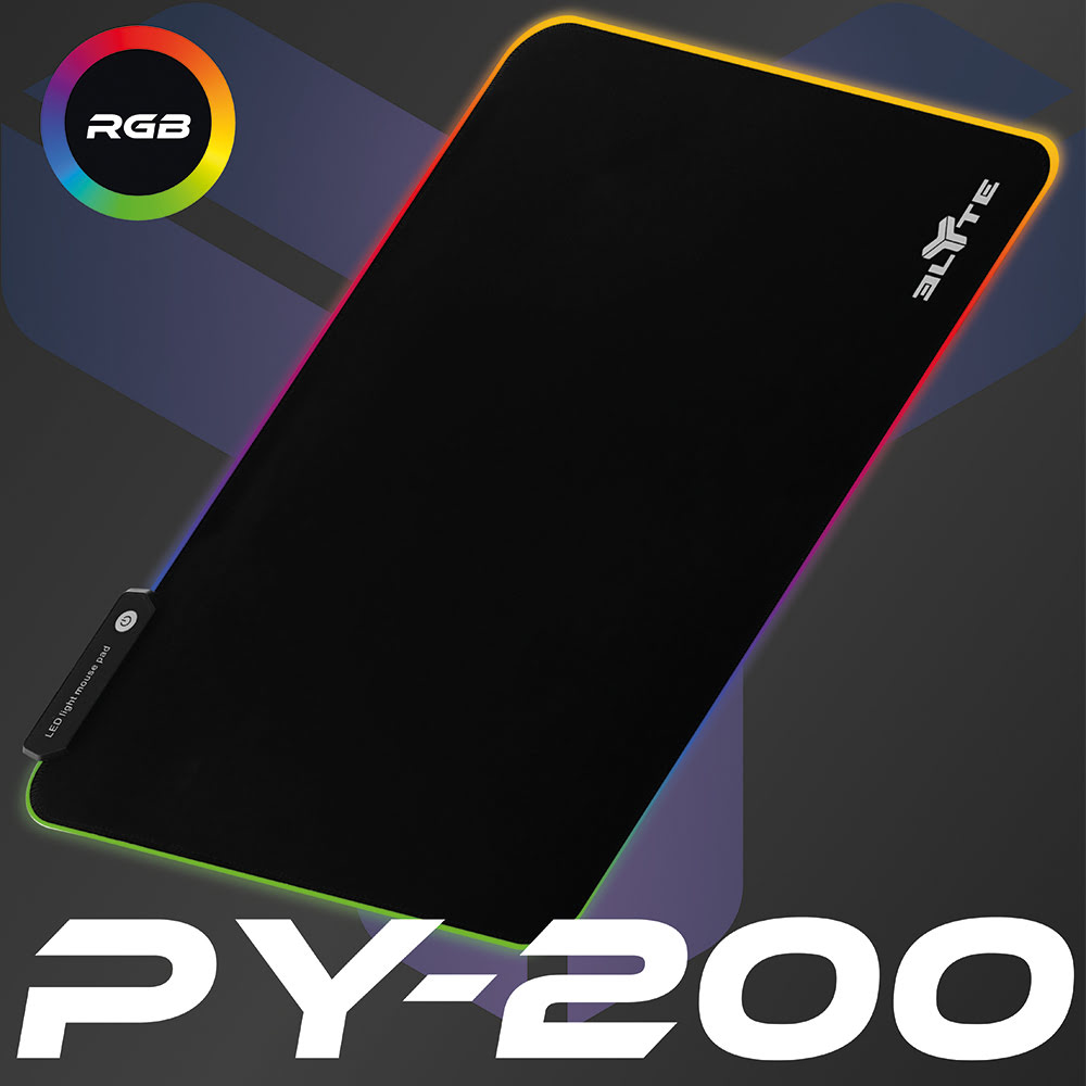 ELYTE PY-200 RGB - Tapis de souris ELYTE - grosbill.com - 1