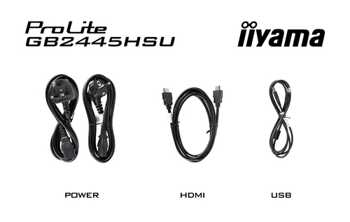 Iiyama 24 pouces  GB2445HSU-B2 - Ecran PC Iiyama - grosbill.com - 13