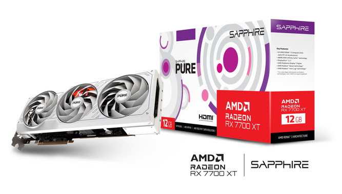 Sapphire Pure Radeon RX 7700 XT GAMING OC 12GB