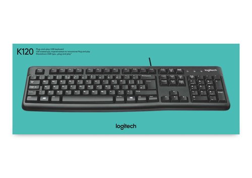K120 Corded Keyboard Noir - Achat / Vente sur grosbill.com - 16