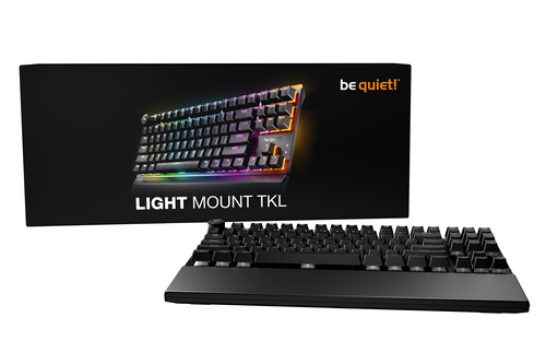 be quiet! Light Mount(Tact)-TKL/Mécanique/Filaire/RGB/Noir - Clavier PC - 5