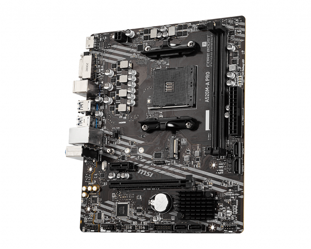 MSI A520M-A PRO Micro-ATX  - Carte mère MSI - grosbill.com - 3