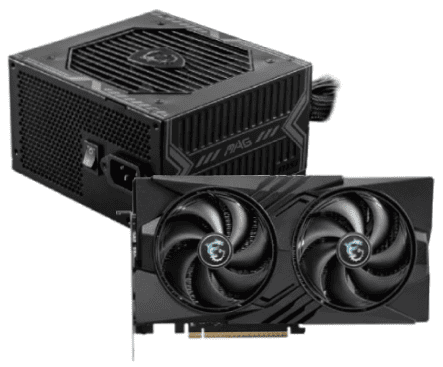 Kit Upgrade PC MSI RTX 5060 8G GAMING OC + MAG A650BN Noir Grosbill